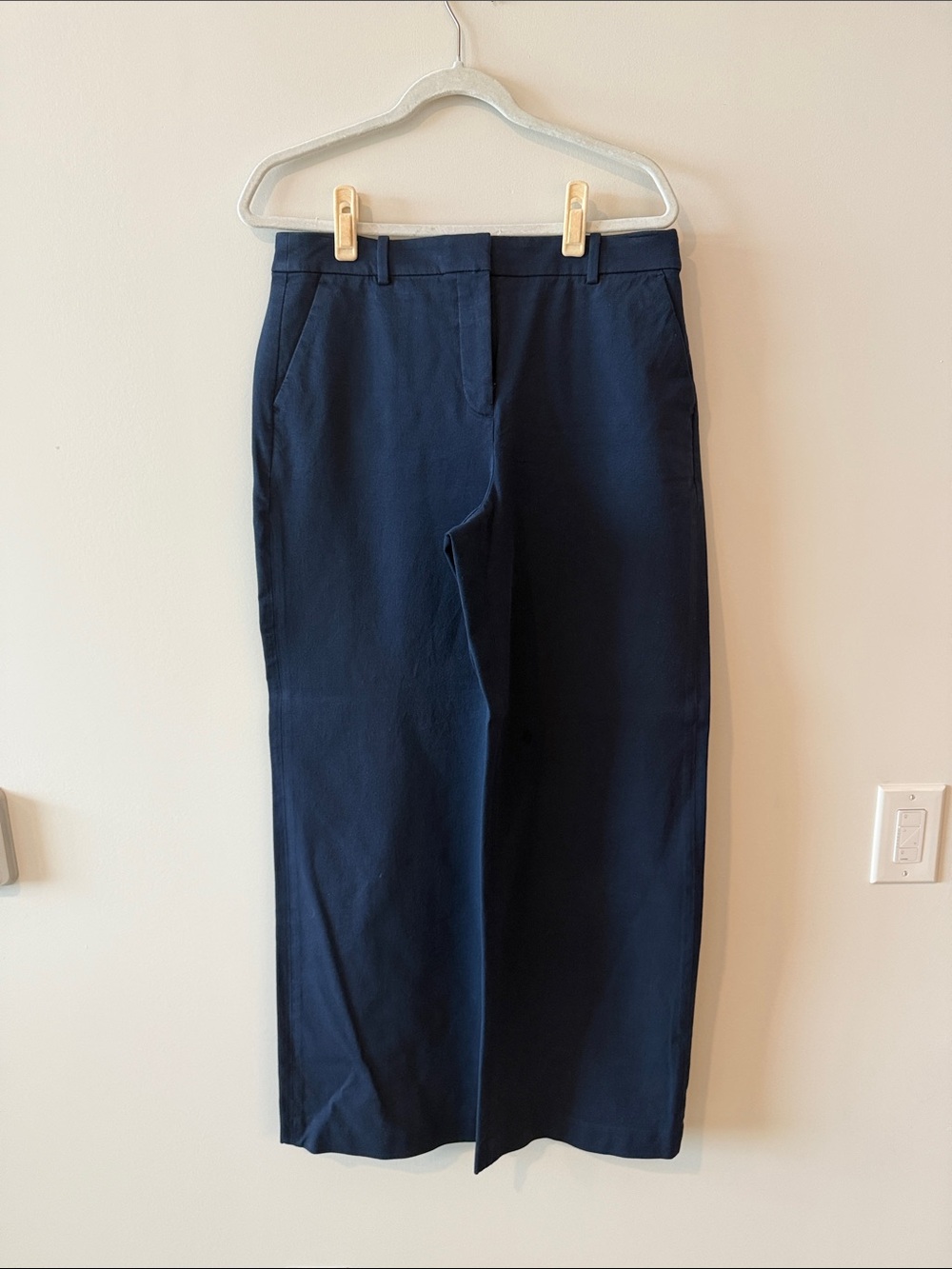 J. Crew Women's Wide-Leg Pants in Navy
